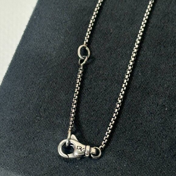 Authentic david yurman heart necklace women's red garnet and diamonds necklace - Picture 5 of 7